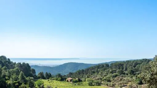 Finca to be refurbished with sea and cathedral views in Esporles Finca to be refurbished with sea and cathedral views in Esporles